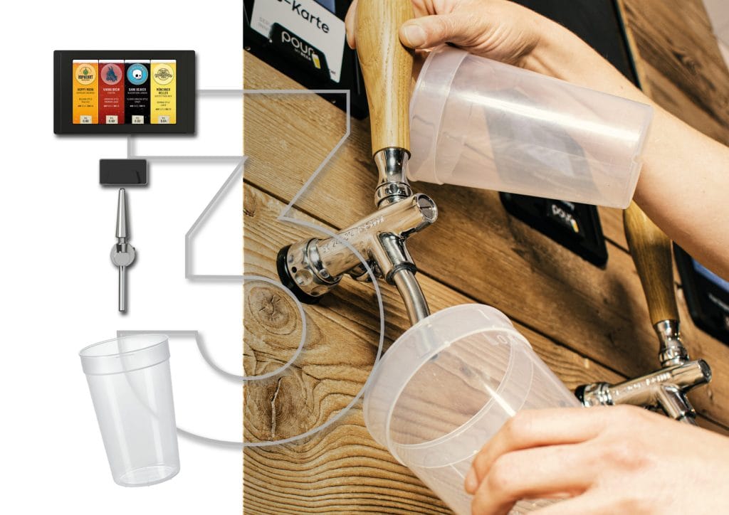 Wall Tap - Self serve solutions for stadiums and events - Redl Technologies