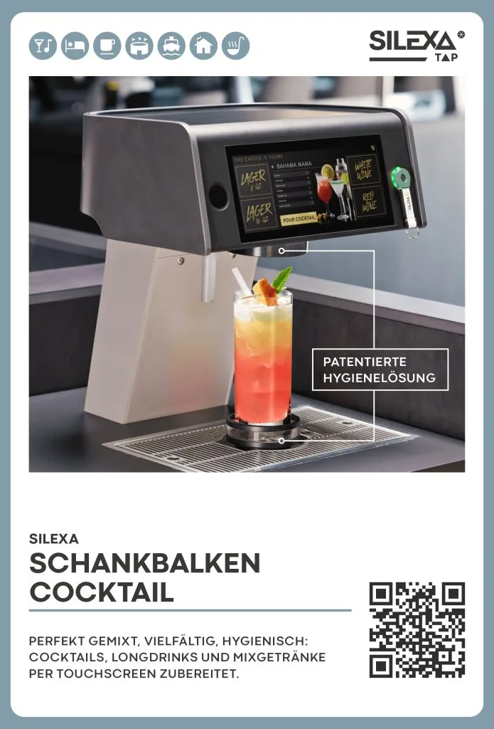 SILEXA Schankbalken Cocktail